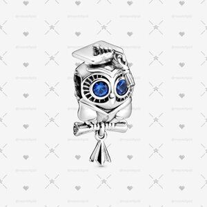 Pandora Wise Owl Graduation Charm|Pendant